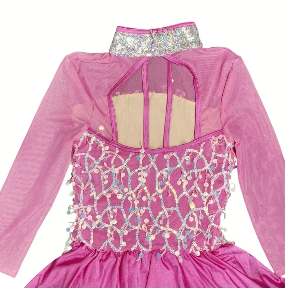 Weissman Showtime Pinkberry Silver Dance Costume IC Recital Competition